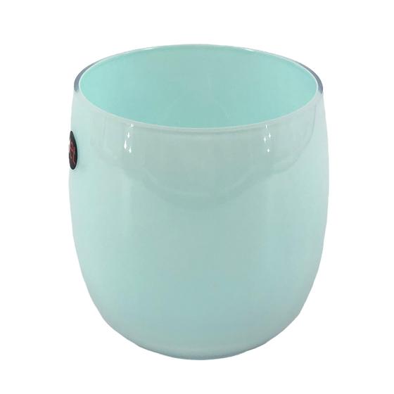 Mel Vase "Happy Spring" mittel, türkis