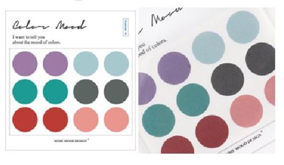 Color Mood Blau Matt Sticker von "Some Mood Design" aus Korea
