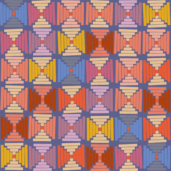 Courthouse Steps Twilight Canvas von Ruby Star Society – grafischer Taschenstoff mit geometrischem Muster