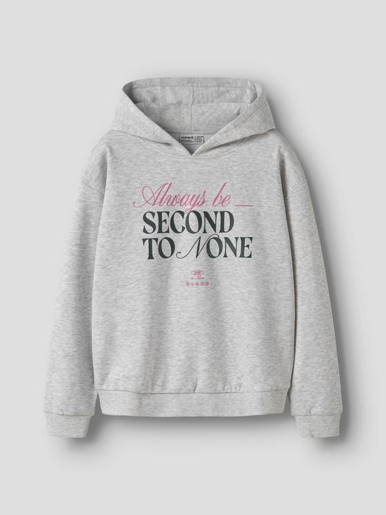 Name It Sweat Hoodie Always Be Light Grey Melange