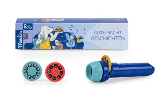 Moulin Roty Geschichten Taschenlampe - Puce & Pilou