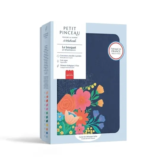  La Petite Épicerie Petit Pinceau Notizbuch Malen Nach Zahlen Blumen 