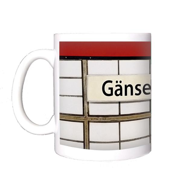 U-Bahn Kaffeebecher Kaffeetasse U-Bahnhof Tasse Gänsemarkt, Linie U2, tom bäcker, Geschenkidee Hamburg, #lieblingstasse, Beim Schlump, Berliner Tor,  Neustadt,  Valentinskamp, Staatsoper, Jungfernstieg,  Dammtorstraße