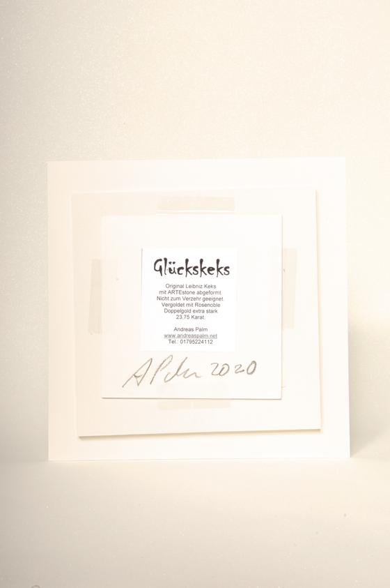 Vergoldeter Glückskeks aus Hannover