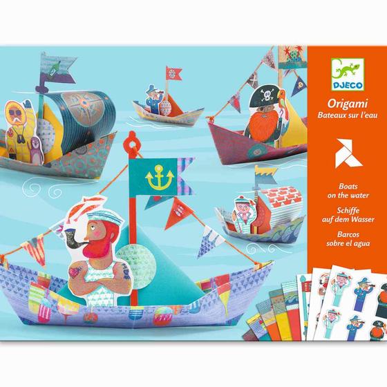 Djeco Origami Schiffe auf dem Wasser