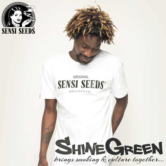 T-Shirt, Sensi Seeds®, Original Sports, Weiß, Promo 1
