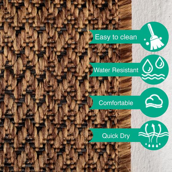 In & Outdoor Teppich Zagora orange/turuncu