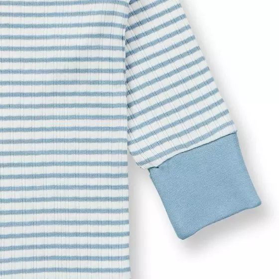 Sense Organics Strampler Tona Light Denim Stripes