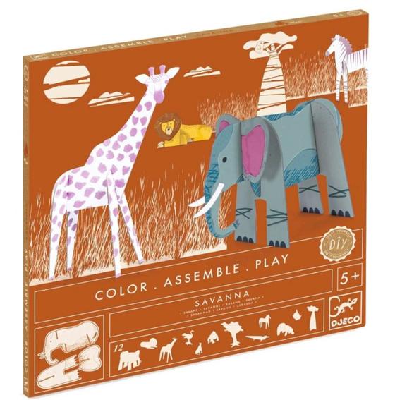 Djeco Color Assemble Play Savanna
