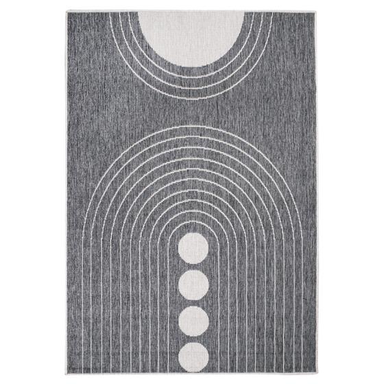 DUO Rug wendbarer Teppich silber