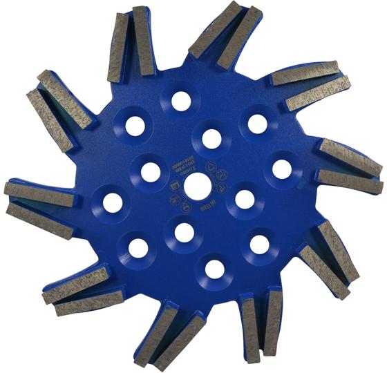 Diamant-Stern-Schleifscheibe <br> Ø 250 mm <br> mittelharte Untergründe