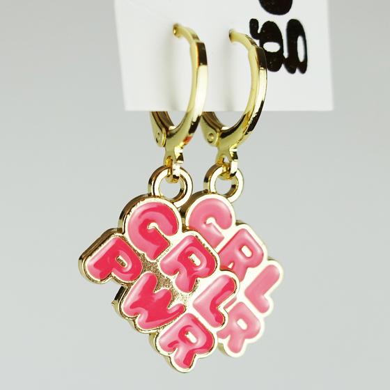 goldmarie GIRL POWER Ohrringe - gold-pink