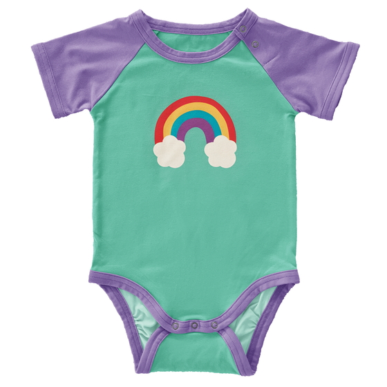 Maxomorra Body Raglan Rainbow