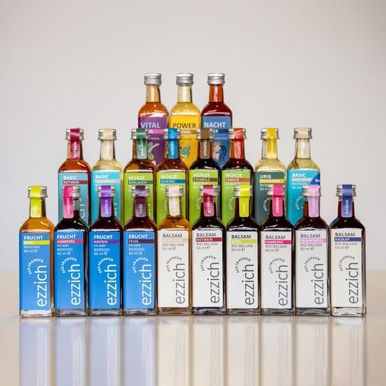ezzich tasting Probierset - Bio Essig & Bio Balsame & Bio Oxymele