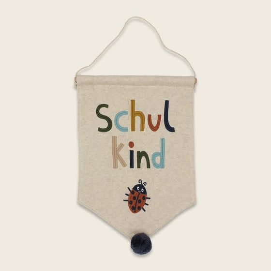 ava&yves Wandbehang Schulkind mit Marienkäfer