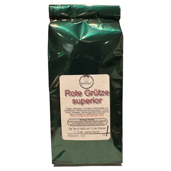 Früchtetee Rote Grütze superior, 100g Tüte