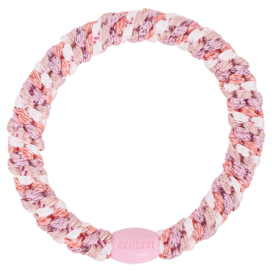 Kknekki Haargummi Mix Dusty Rose Pink Glitter