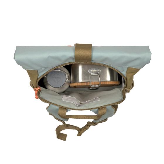 Lässig Kindergartenrucksack - Rolltop - Nature Oliv