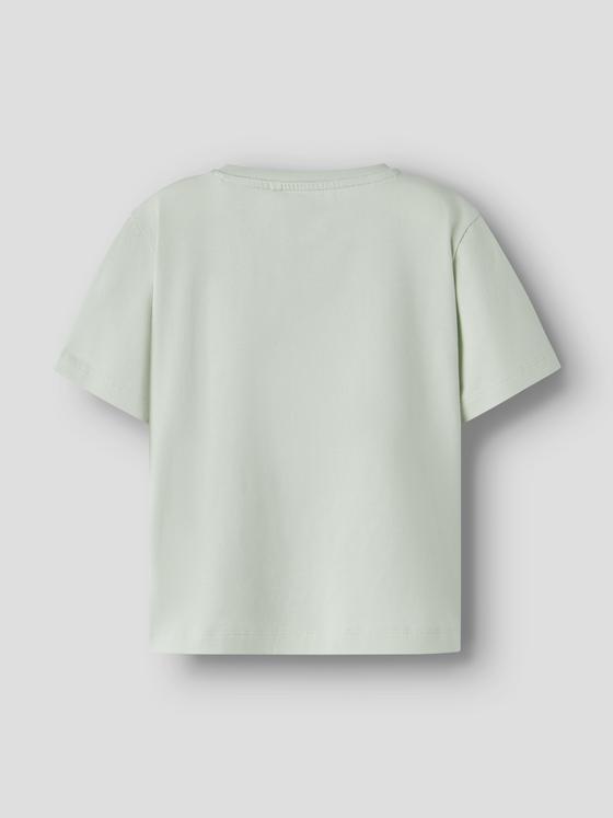 Name It T-Shirt Palm Tree Pale Aqua