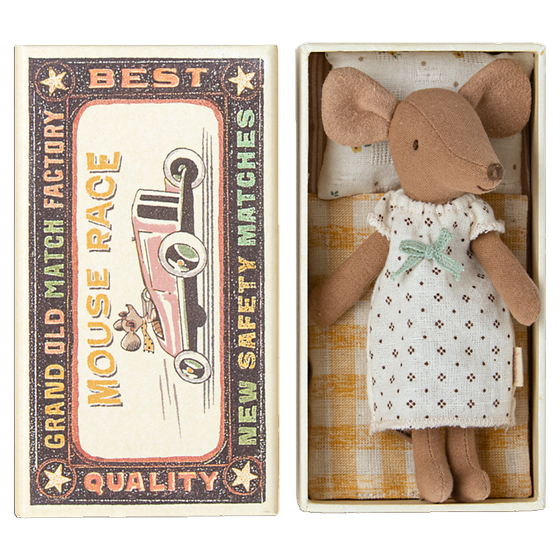 Maileg Große Schwester Maus in Steichholzschachtel
