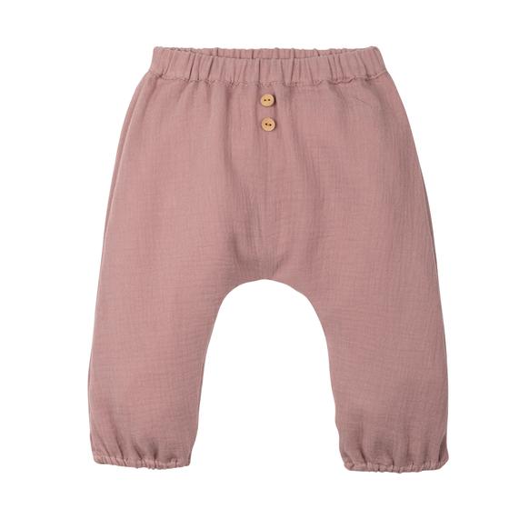 Pure Pure by Bauer Baby Musselin Hose Pink Clay
