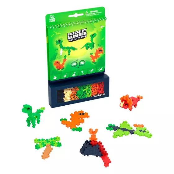 Plus Plus 125 Kreativ Bausteine Puzzle Dinosaurier