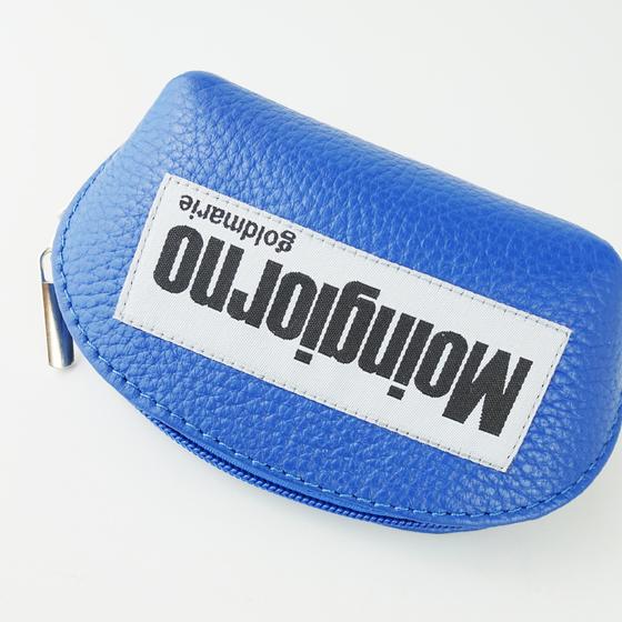 goldmarie Lotti-Kosmetiktasche MOINGIORNO - Leder - royal blau  - 14x8cm