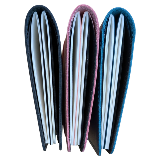 Notebook Leder Sleeve Türkis von Herrn Pong