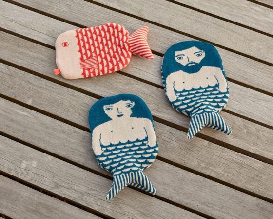 Merman Hot Water Bottle