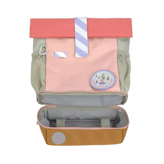 Lässig Kindergartenrucksack Rolltop - Sunny Explorer Rosa Pink