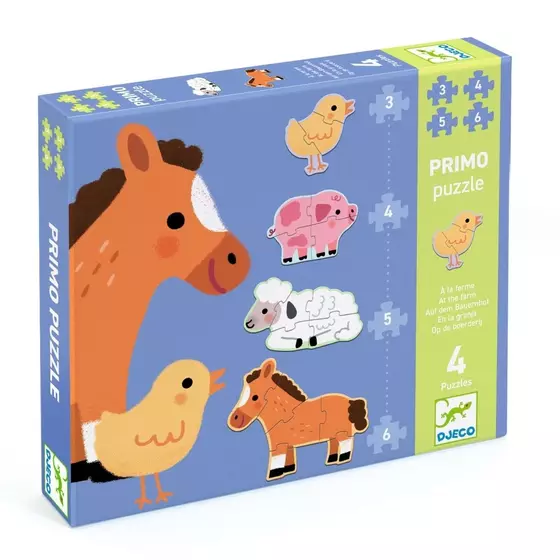 Djeco Erste Puzzle Bauernhof