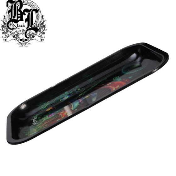 Rolling Tray, Black Leaf®, Mushroom
