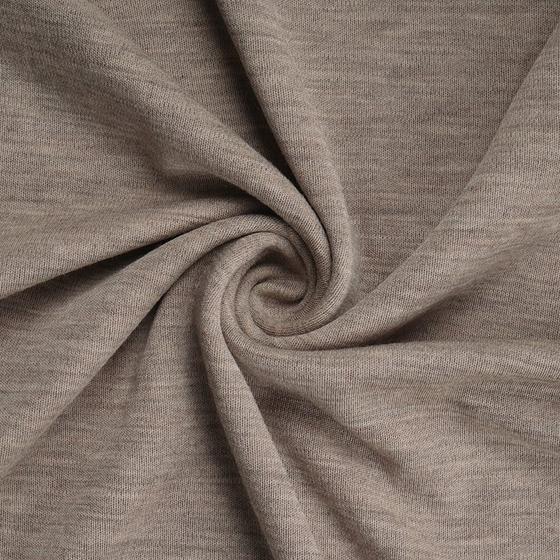 Merino Wolljersey natur meliert