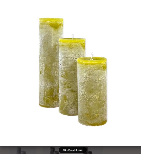 Kerze | ZYLINDERKERZE 7 - 20 / Fresh Lime 