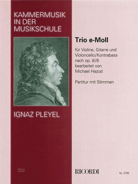 Trio e-Moll für Violine, Gitarre und Vc-Kb