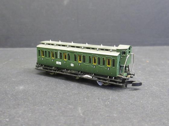 Märklin 8705 Abteilwagen mit Bremserhaus DB 3. Klasse für Spur Z