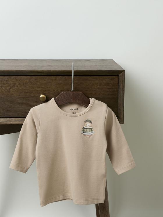 Name It Langarmshirt Teddybear Sesame