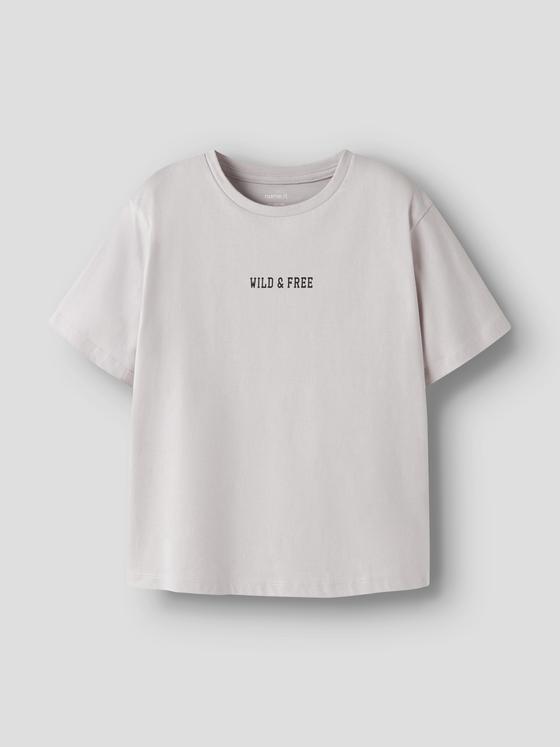 Name It T-Shirt Wild & Free Lilac Marble