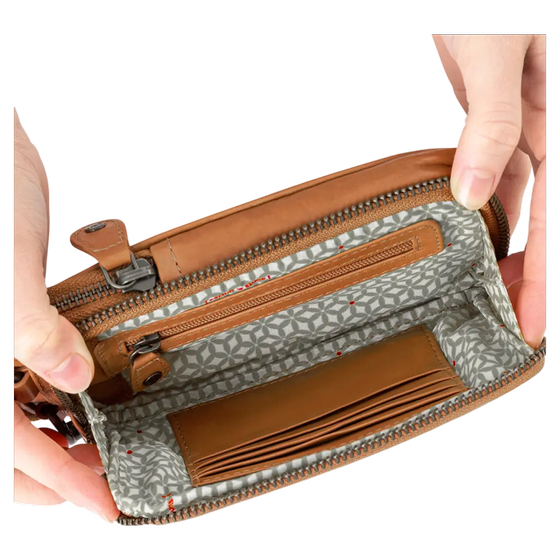 Aunts & Uncles Handytasche PRUNE cognac