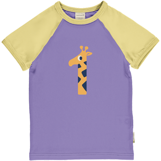 T-Shirt "1", Biobaumwolle, GOTS-zertifiziert, Giraffe