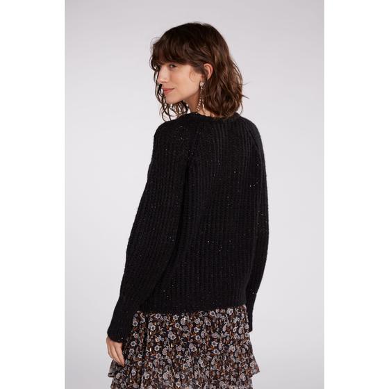 OUI Pullover Glitzer mit Alpaka
