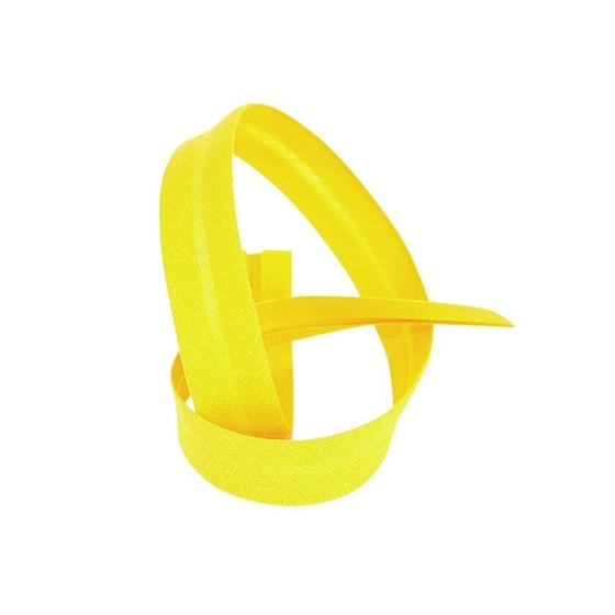 Schrägband Baumwolle 20mm uni gelb