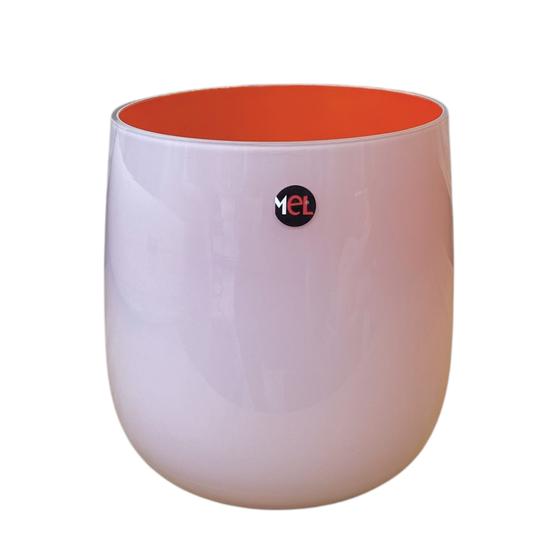 MEL Vase "Happy Spring" mittel hellrot