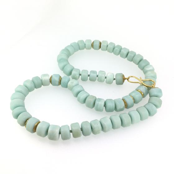 Amazonit_Kette_Gold