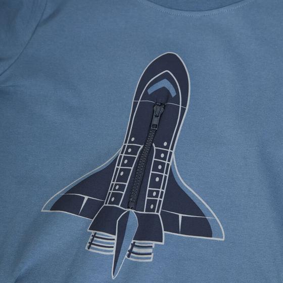 Langarmshirt "Rakete", Biobaumwolle