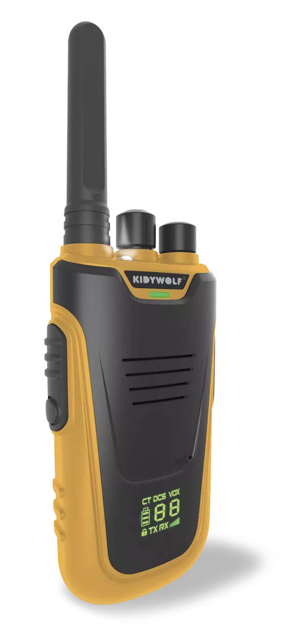 Kidywolf Walkie-Talkies mit Taschenlampe Grün Orange