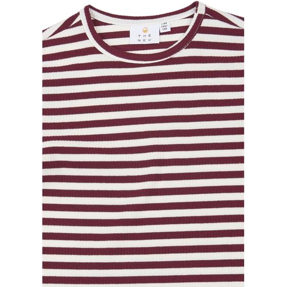 The New Rip Langarmshirt Wild Moore Gardenia Striped