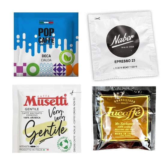 ESE Pads Proben_Schönbergers Kaffeegreissler