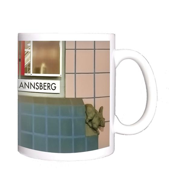 U-Bahn Kaffeebecher Kaffeetasse U-Bahnhof Mümmelmannsberg, Muemmelmannsberg, Hochbahn Linie U2, tom bäcker Geschenkidee Hamburg, Hansestadt, , #lieblingstasseLegienstraße, Merkenstraße, Steinfurther Allee, Billstedt