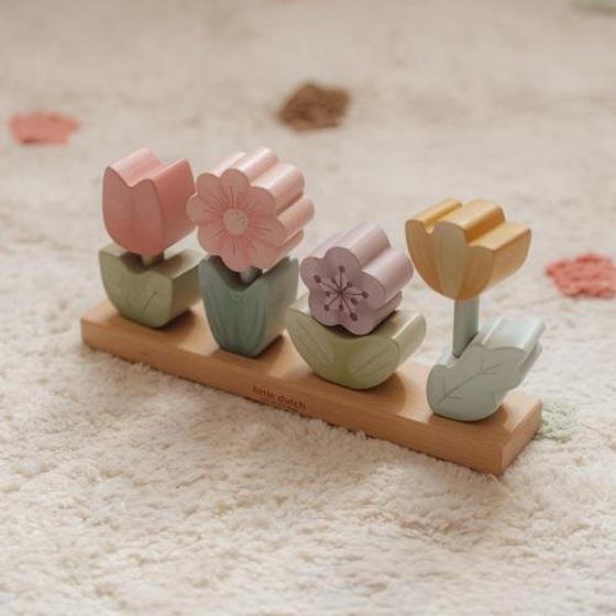 Little Dutch Steckpuzzle Stapelblumen Fairy Garden